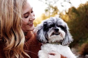 Tara Williams, DVM, and her dog Brody