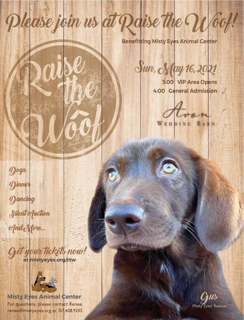 'Raise the Woof' 2021 event poster